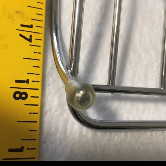 SPICE RACK DRAWER ORGANIZER STYLE 4 TIER STAINLESS STEEL 9X10 - Picture 4 of 6